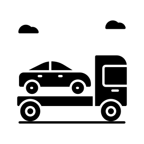 Car Carrier Truck, Car Carrier Trailer, Car Transport, Vehicle, Automobile icon