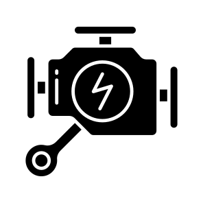 Car Engine, Electric Motor, Car Accessory, Car Equipment, Car Instrument icon