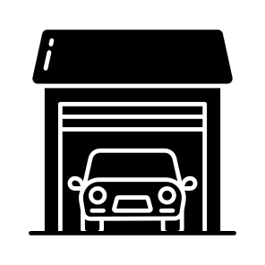 Garage, Carport, Auto Garage, Car Parking, Automobile Garage, icon