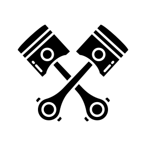 Piston Rods, Connecting Rods, Conrods, Car Part, Car Accessory icon