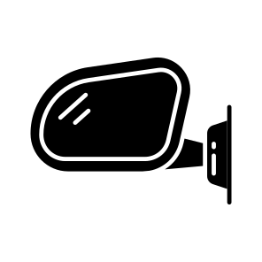 Side Mirror, Car Mirror, Reflector, Rear Vision Mirror, Car Accessory icon