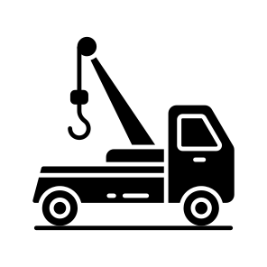 Tow Truck, Automobile, Automotive, Transport, Vehicle, icon