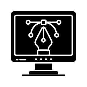 Bezier Tool, Design Tool, Graphic Design, Pen Tool, Photoshop Tool icon