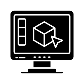 D Cube, D Cad, D Model, D Design, Virtual Reality, icon