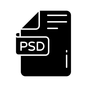File Format, Filetype, File Extension, Document, Psd File icon