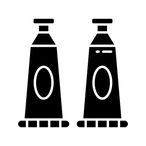Oil Paint, Paint Tube, Acrylic Tube, Art Tool, Art Equipment, icon