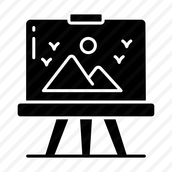 Painting, Canvas, Art, Easel Board, Landscape,  preview