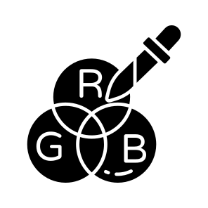 Rgb, Color Picking, Venn Diagram, Intersection, Cmyk icon
