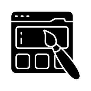 Web Design, Web Layout, Web Wireframe, Website Design, Web Template icon