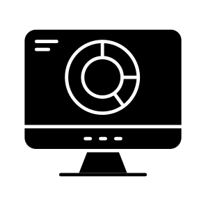 Business Chart, Business Graph, Online Data Analytics, Infographic, Statistics icon