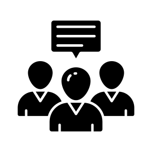 Chatting, Communication, Conversation, Discussion, Negotiation icon