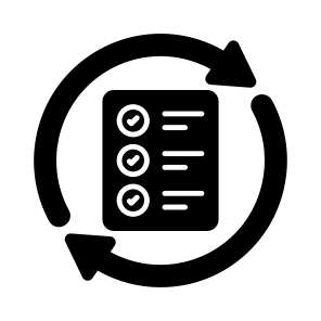 Checklist, List Update, Todo, Worksheet, Agenda icon