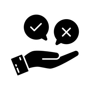 Choose, Select, Right Option, Wrong Option, Decision icon
