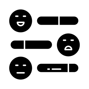 Customer Feedback, Feedback Result, Emoticon, Evaluation, Customer Response, icon