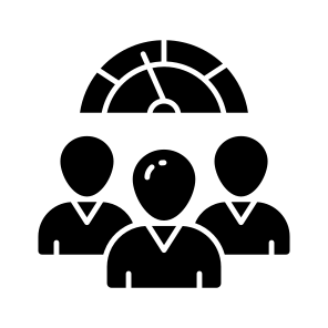 Efficiency, Productivity, Team, Group, Members icon