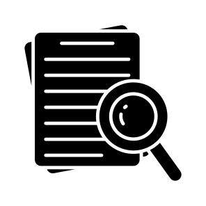 Search Paper, Document Analysis, Document Exploration, Data Research, Paper Analysis icon