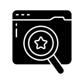 Search Ratings, Ratings Analysis, Exploration, Find Ratings, Search Reviews icon