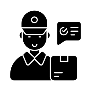 Delivery Boy, Delivery Man, Courier Boy, Courier Man, Parcel Delivery icon