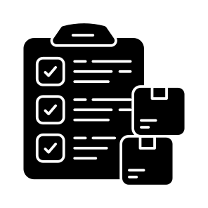 Logistic List, Logistic Plan, Checklist, Todo List, Worksheet icon