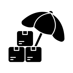 Parcel Insurance, Parcel Assurance, Package Insurance, Package Assurance, Parcel Safety icon