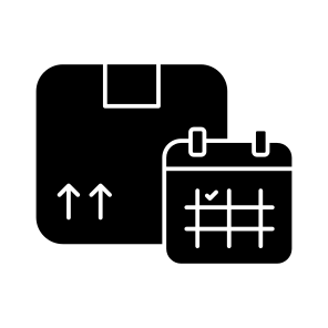 Parcel Schedule, Logistic Schedule, Delivery Schedule, Delivery Reminder,icons icon