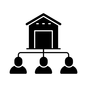 Warehouse Manager, Storehouse, Storeroom, Depot, Depository, icon