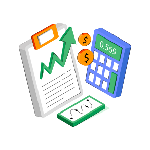 Financial Report, Business Report, Statistics, Infographic, Data Analytics  icon