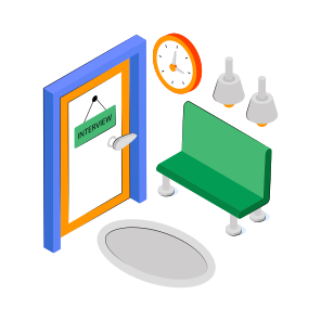 Interview Room, Interview Time, Exit Interview, Hanging Board, Hiring  icon