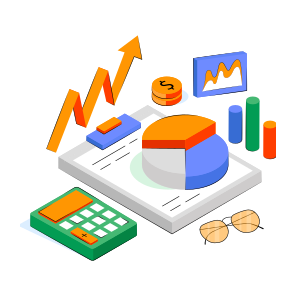 Business Calculation, Data Analytics, Infographic, Statistics, Business Data,  icon