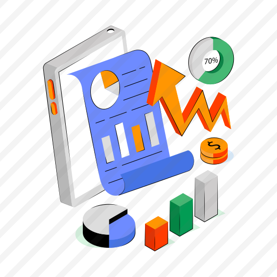 Business Report, Mobile Data Analytics, Infographic, Statistics, Business Data,  preview