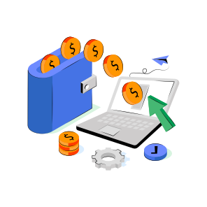 Digital Wallet, Billfold, Notecase, Pouchette, Pocketbook icon