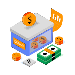 Donation Box, Charity Box, Funding, Endowment, Giving Money,  icon