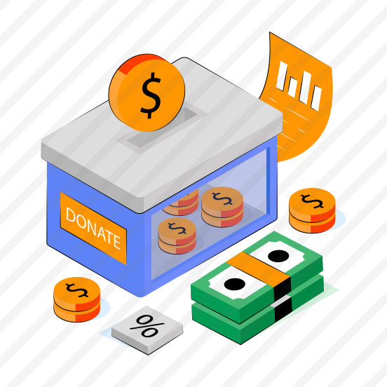Donation Box, Charity Box, Funding, Endowment, Giving Money,  preview