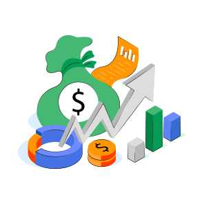 Financial Analytics, Infographic, Statistics, Financial Chart, Graph,  icon