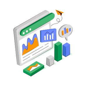 Online Chart, Online Graph, Online Data Analytics, Web Infographic, Web Statistics,  icon