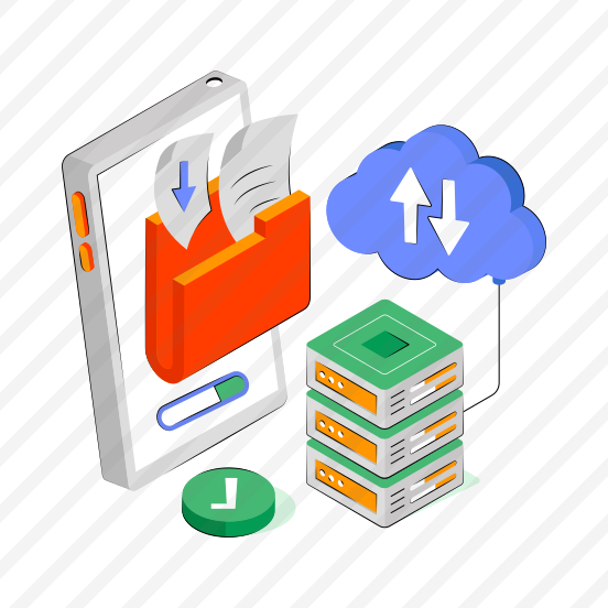 Mobile Data Download, Data Install, Folder Download, Mobile Data Storage, Mobile Document  preview