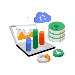 Online Data Analytics, Online Infographic, Online Statistics, Business Data, Online Chart icon