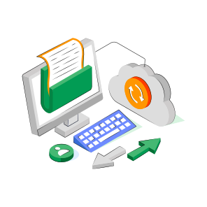 Online Folder, Online Document, Online Data, Digital Archive, Online Binder  icon