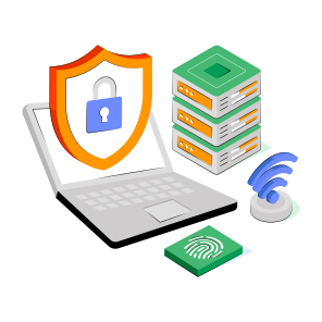 System Security, System Protection, Secure System, Laptop Security, Laptop Protection,  icon