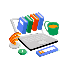 Digital Library, Digital Books, Online Booklets, Online Library, E Books icon