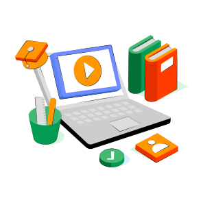 Educational Video, Video Tutorial, Online Video, Video Streaming, Play Video icon