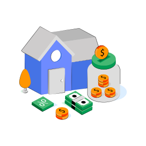 Home Savings, House Savings, Property Savings, Money Accumulation, Piggy Bank icon