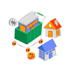 Home Shopping Discount, House Shopping, Buy Home, Purchase Home, Commercial icon
