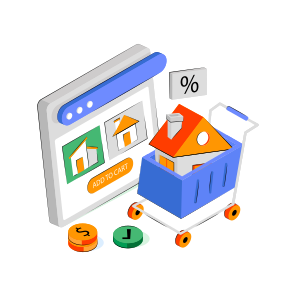 Home Shopping, House Shopping, Buy Home, Purchase Home, Commercial icon