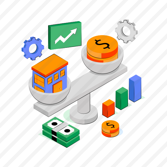 Home Vs Money, Home Balance, House Balance, Property Balance, Estate Balance  preview