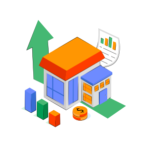 Property Analytics, Property Infographic, Property Statistics, Estate Analytics, Estate Infographic icon