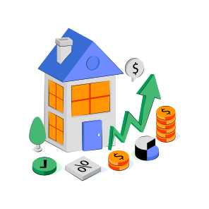 Property Growth, Property Infographic, Property Statistics, Estate Analytics, Estate Infographic,  icon