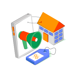 Property Promotion, Property Ad, Property Advertisement, Property Campaign, Real Estate Promotion,  icon