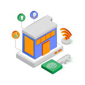 Smart Home, Smart House, Internet Of Things, Iot, Smart Building icon