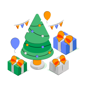 Christmas Tree, Christmas Celebration, Xmas Celebration, Gifts, Presents  icon